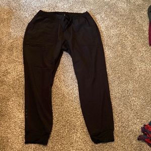 Black scrub pants